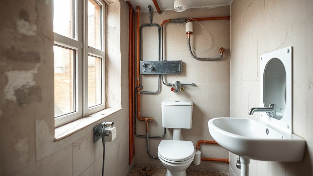 Bathroom Plumbing and Electrics in Parson's Green
